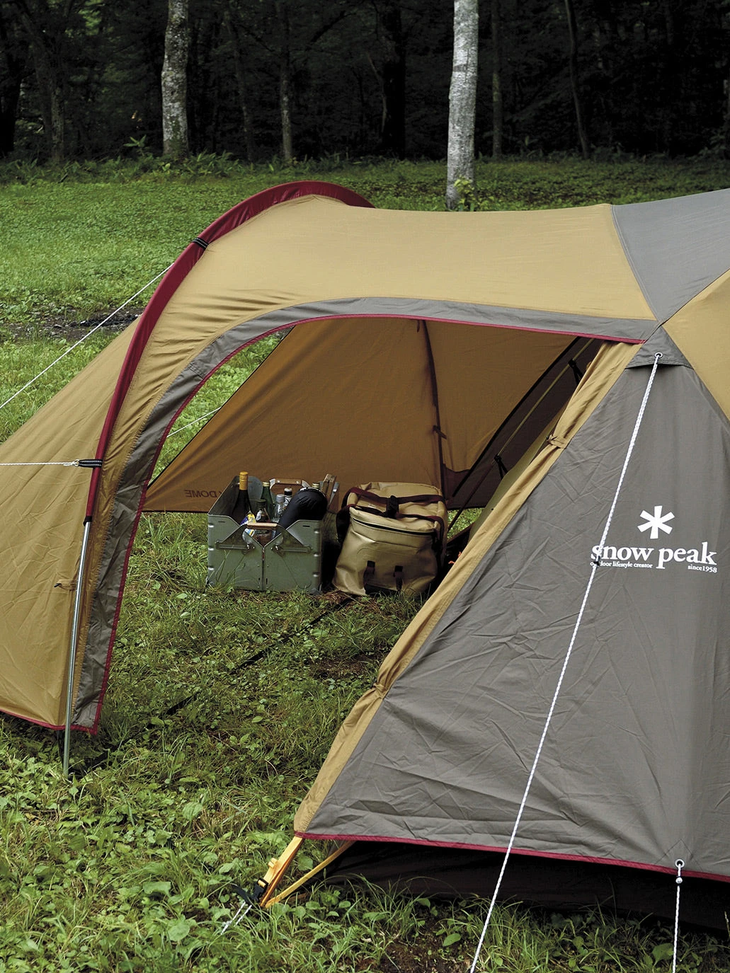 Snow Peak Amenity Dome Large 6 Person Tent - Brown 6 Snow Peak Amenity Dome Large 6 Person Tent - Brown - Image 4