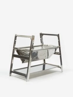 Snow Peak Takibi Solo Fire Pit And Grill - Silver