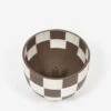 Mellow Large Incense Bowl - Inside And Outside Check - Dark Brown -Home Decoration&Supplies 78583 F MELLOW LARGE INCENSE BOWL INSIDE AND OUTSIDE CHECK DARK BROWN AW22 GOODHOOD 3 ff8f2e72 e802 4549 bc51 5bd4f0a4044d
