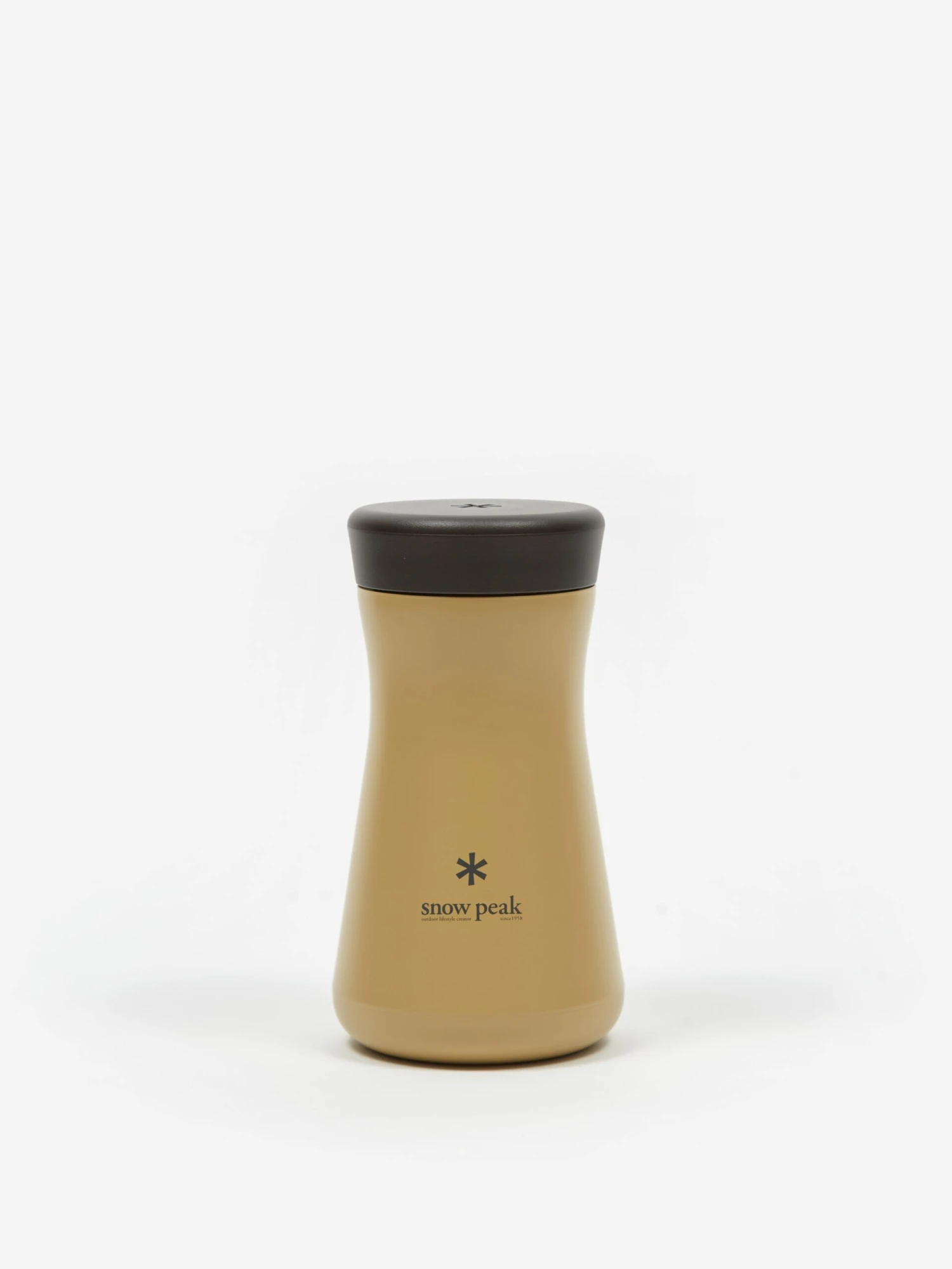 Snow Peak Stainless Vacuum Bottle Tsuzumi 350 - Sand 3 Snow Peak Stainless Vacuum Bottle Tsuzumi 350 - Sand