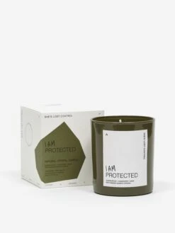 She's Lost Control I Am Protected Candle - Green -Home Decoration&Supplies 84525 F SHE 27S LOST CONTROL I AM PROTECTED CANDLE GREEN AW22 GOODHOOD