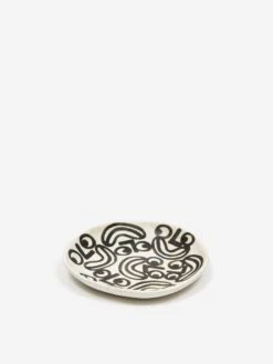 Rittle King Handmade Cookie Plate - White -Home Decoration&Supplies 84924 F RITTLE KING HANDMADE COOKIE PLATE WHITE AW22 GOODHOOD 1