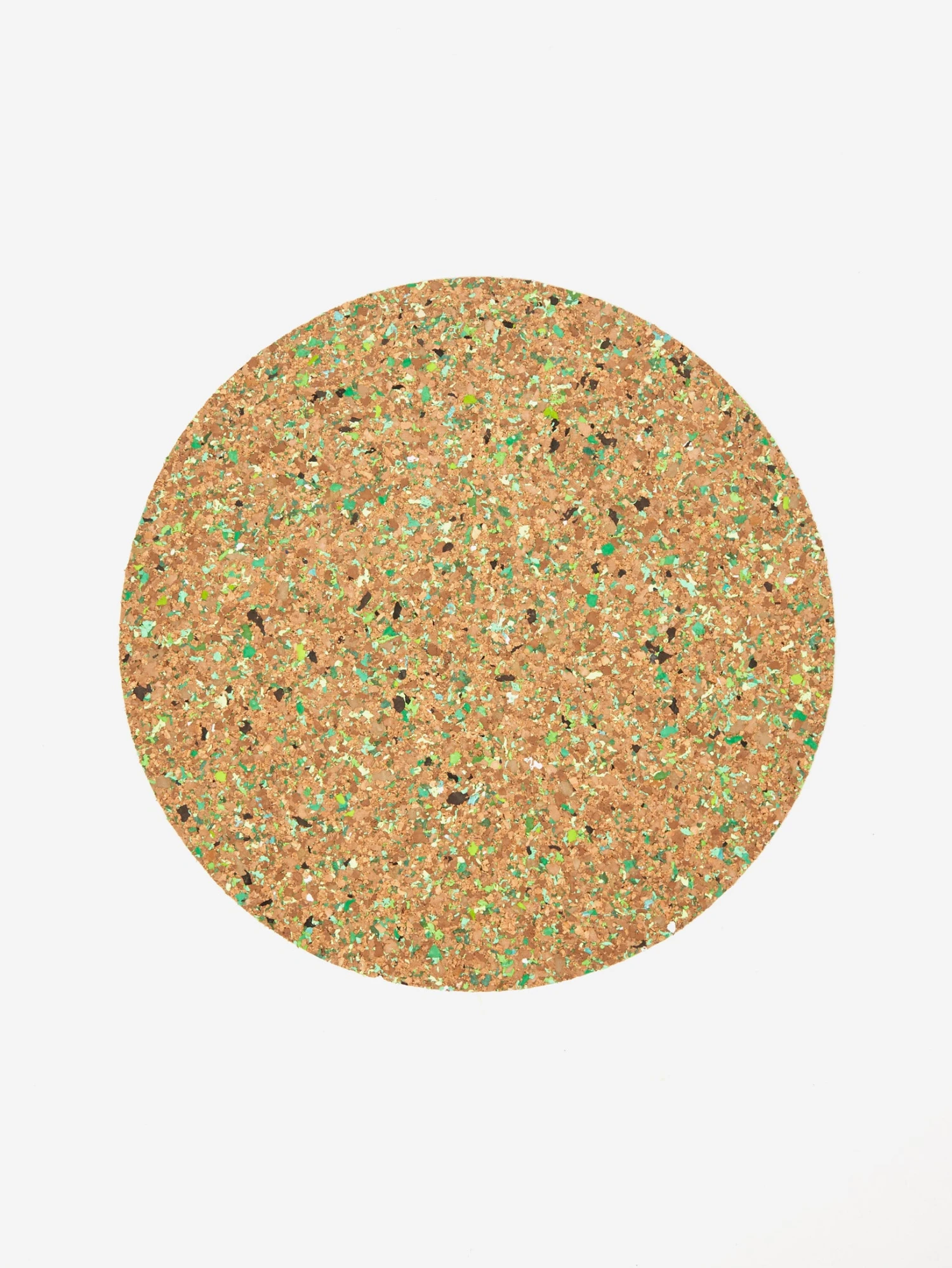 Yod And Co Speckled Cork Placemat 30cm - Green 3 Yod And Co Speckled Cork Placemat 30cm - Green