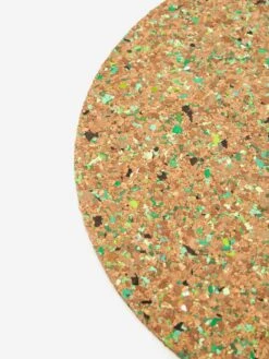 Yod And Co Speckled Cork Placemat 30cm - Green 8 Yod And Co Speckled Cork Placemat 30cm - Green -Home Decoration&Supplies 86437 F YOD AND CO SPECKLED CORK PLACEMAT 30CM GREEN AW22 GOODHOOD 11371