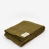 HAY Mono Wool Blanket 130cm X 180cm - Olive -Home Decoration&Supplies 87479 F HAY MONO WOOL BLANKET 130CM X 180CM OLIVE AW22 GOODHOOD 15124