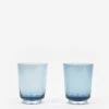 Muuto Raise Large Glasses Set Of 2 - Dark Blue