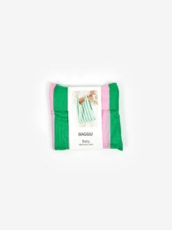 BAGGU Baby Baggu - Pink Green Awning Stripe 11 BAGGU Baby Baggu - Pink Green Awning Stripe -Home Decoration&Supplies 89858 F BAGGU BABY BAGGU PINK GREEN AWNING STRIPE SS23 GOODHOOD 173789