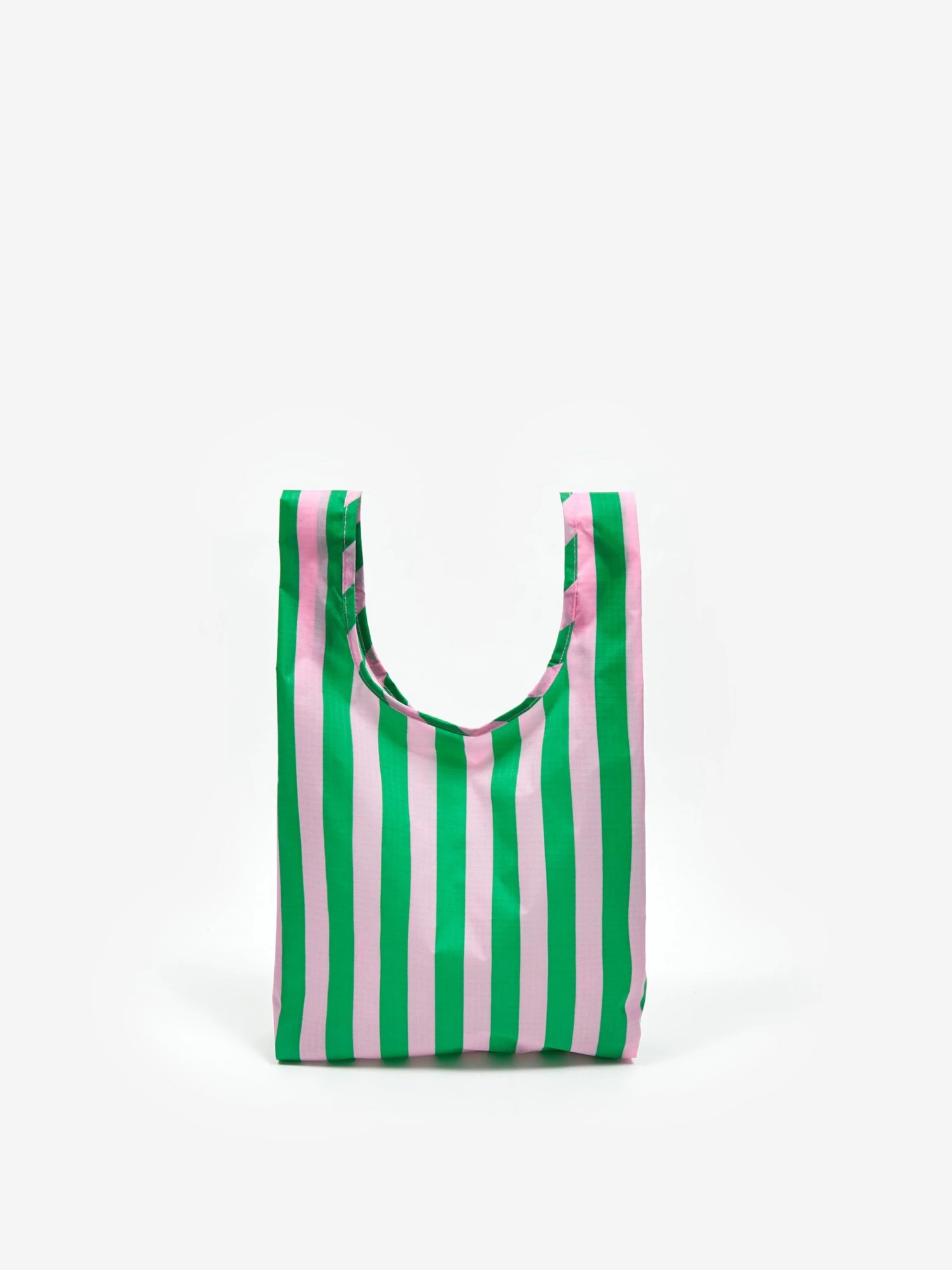 BAGGU Baby Baggu - Pink Green Awning Stripe 3 BAGGU Baby Baggu - Pink Green Awning Stripe