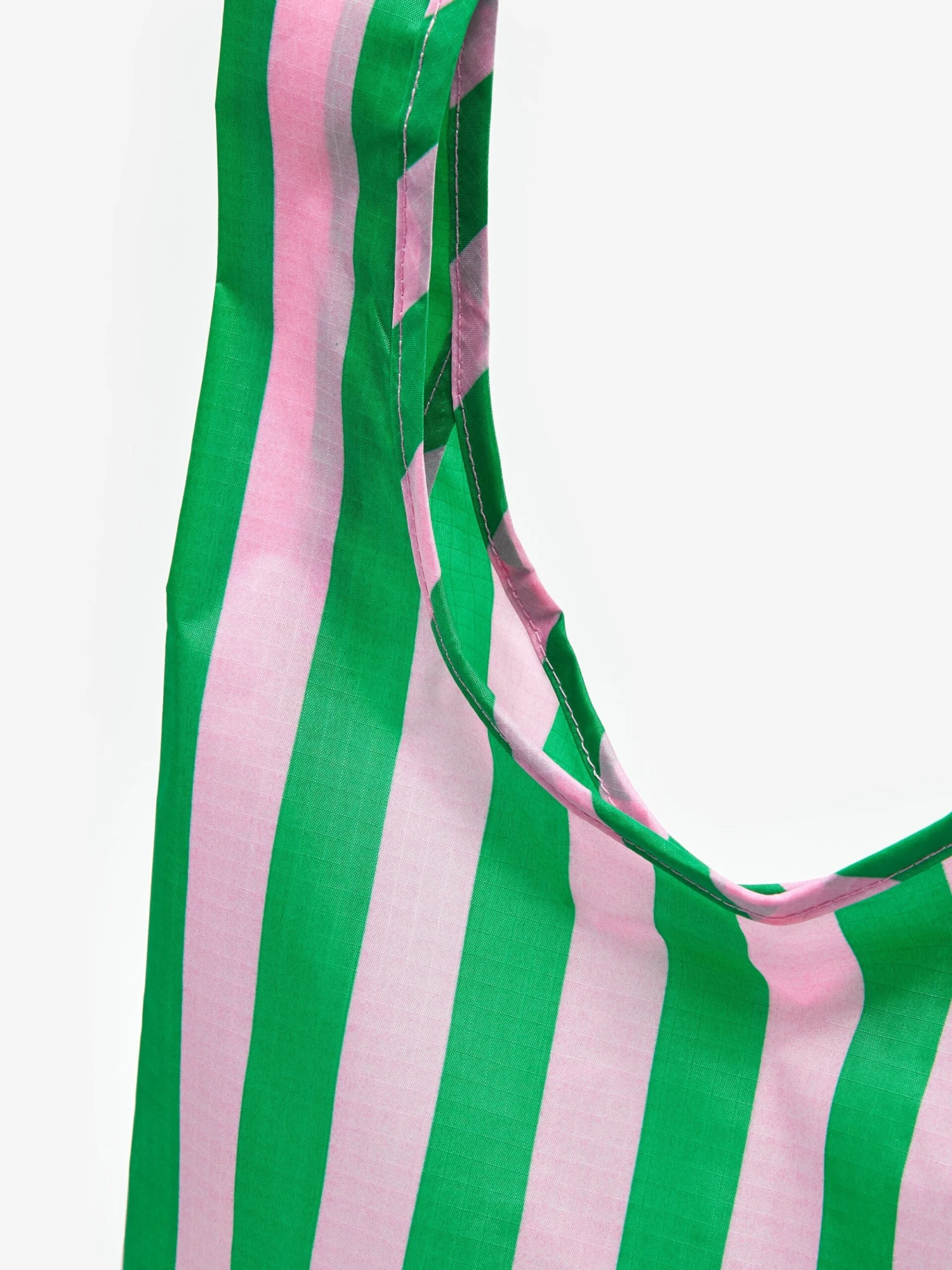 BAGGU Baby Baggu - Pink Green Awning Stripe 5 BAGGU Baby Baggu - Pink Green Awning Stripe - Image 3