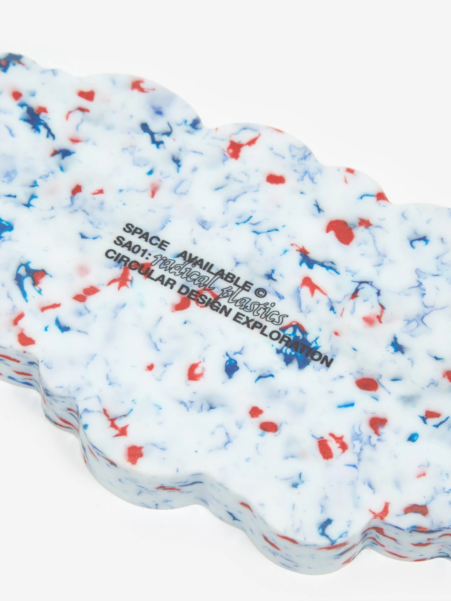 Space Available Upcycled Plastic Clouded Tray - White 7 Space Available Upcycled Plastic Clouded Tray - White - Image 5