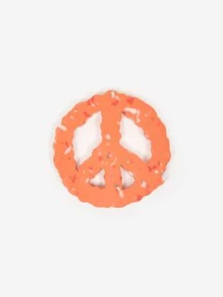 Space Available Upcycled Plastic Peace Coaster - Set Of 4 - Orange -Home Decoration&Supplies 89943 F SPACE AVAILABLE UPCYCLED PLASTIC PEACE COASTER SET OF 4 ORANGE SS23 GOODHOOD 25599