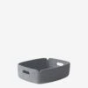 Muuto Restore Storage Tray By Mika Tolvanen -Home Decoration&Supplies 90550 restore tray grey mediumWB