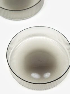 Ferm LIVING Ripple Serving Bowls - Set Of 4 - Smoked Grey -Home Decoration&Supplies 91640 F FERM LIVING RIPPLE SERVING BOWLS SET OF 4 SMOKED GREY SS23 GOODHOOD 27568