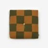 Peace Cabin Checkerboard Floor Cushion - Brown/Olive -Home Decoration&Supplies 93122 F PEACE CABIN CHECKERBOARD FLOOR CUSHION BROWN OLIVE SS23 GOODHOOD 32355