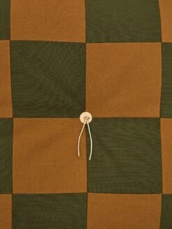 Peace Cabin Checkerboard Floor Cushion - Brown/Olive 9 Peace Cabin Checkerboard Floor Cushion - Brown/Olive -Home Decoration&Supplies 93122 F PEACE CABIN CHECKERBOARD FLOOR CUSHION BROWN OLIVE SS23 GOODHOOD 32356