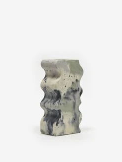 Smith And Goat X Goodhood Concrete Wavy Vase - Green And Lilac -Home Decoration&Supplies 93260 F SMITH AND GOAT X GOODHOOD CONCRETE WAVY VASE GREEN AND LILAC SS23 GOODHOOD 35050