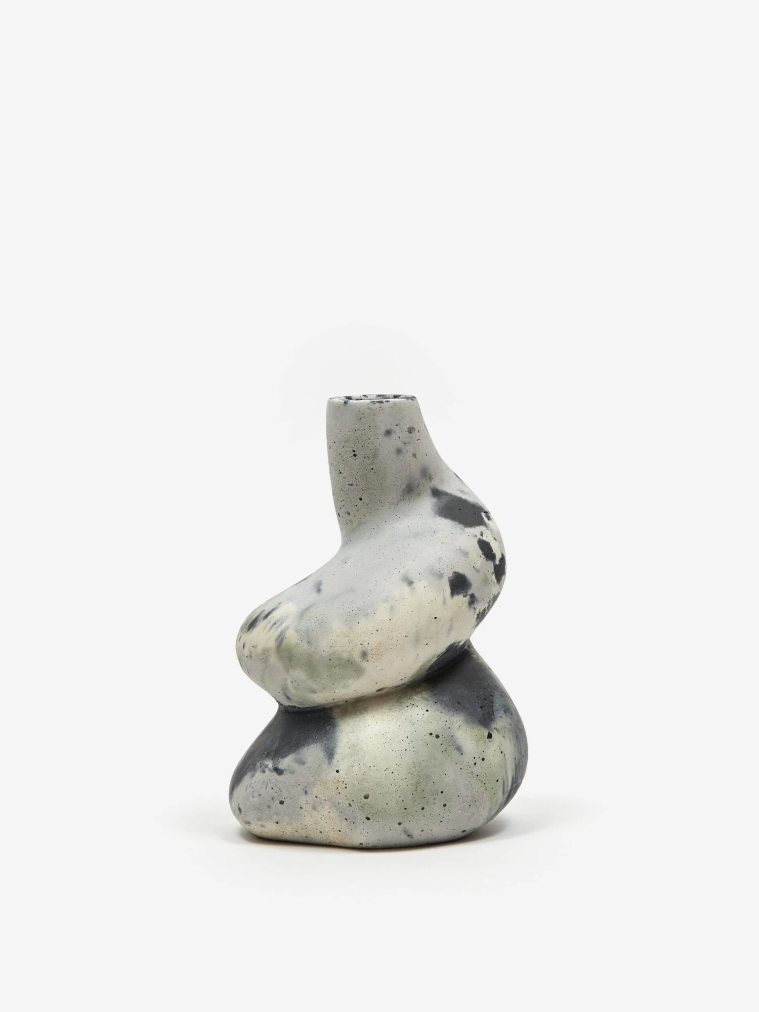 Smith And Goat X Goodhood Concrete Big Blob Candle Holder - Green And Lilac 3 Smith And Goat X Goodhood Concrete Big Blob Candle Holder - Green And Lilac