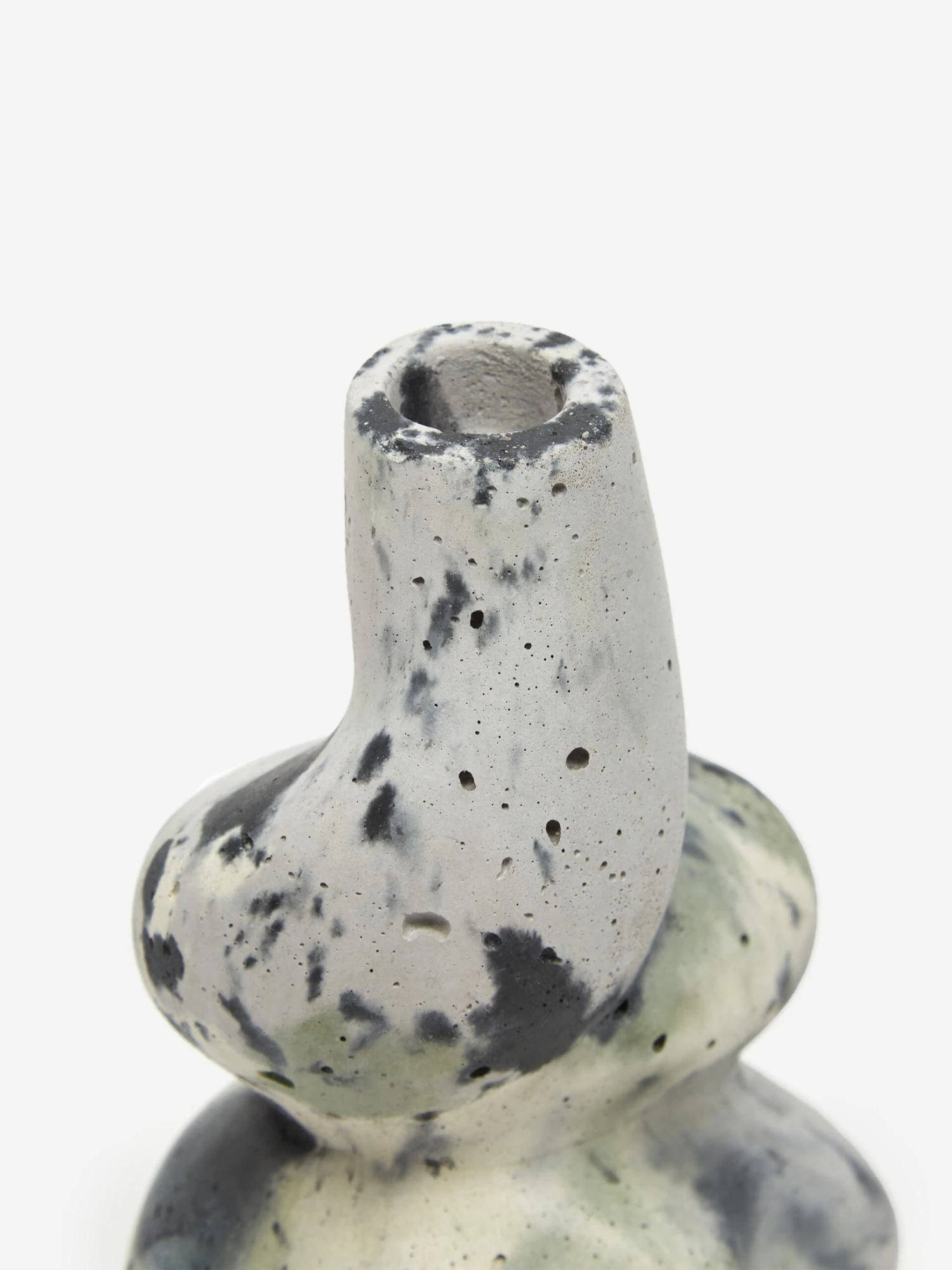 Smith And Goat X Goodhood Concrete Big Blob Candle Holder - Green And Lilac 5 Smith And Goat X Goodhood Concrete Big Blob Candle Holder - Green And Lilac - Image 3