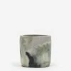 Smith And Goat X Goodhood Medium Concrete Plant Pot - Green And Lilac -Home Decoration&Supplies 93271 F SMITH AND GOAT X GOODHOOD MEDIUM CONCRETE PLANT POT GREEN AND LILAC SS23 GOODHOOD 35058
