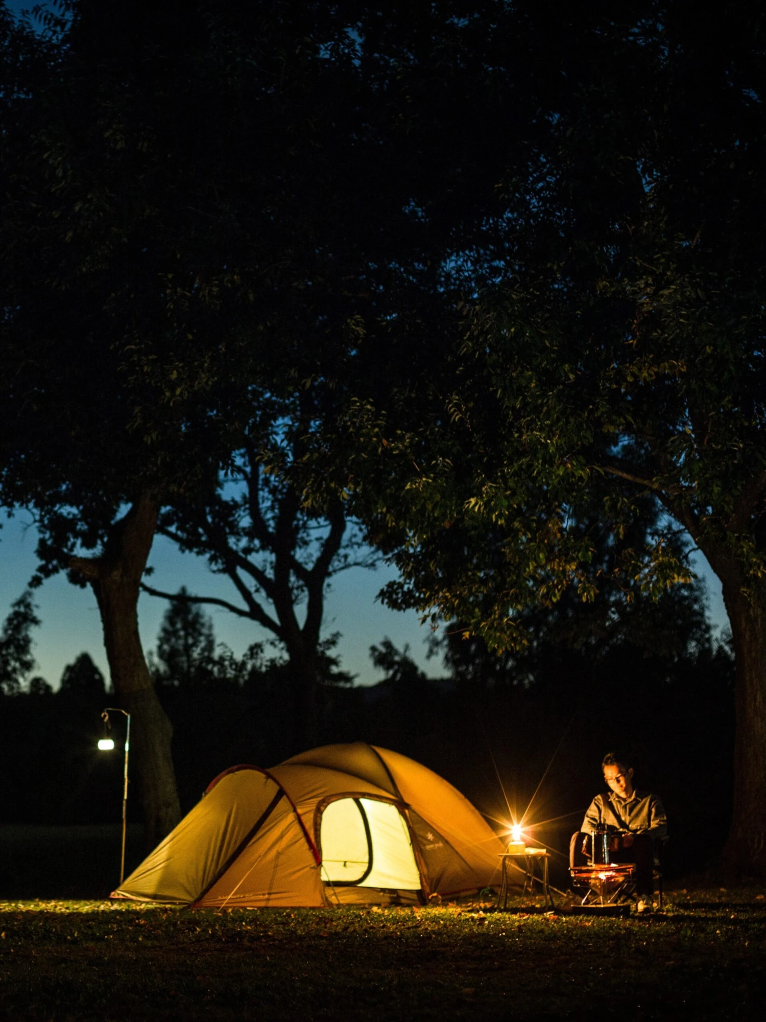 Snow Peak Amenity Dome Large 6 Person Tent - Brown 4 Snow Peak Amenity Dome Large 6 Person Tent - Brown - Image 2