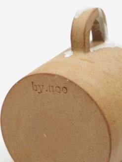 By.noo Handmade Medium Mug - White Drip -Home Decoration&Supplies BY.NOO HANDMADE MEDIUM MUG WHITE DRIP AW23 GOODHOOD 3