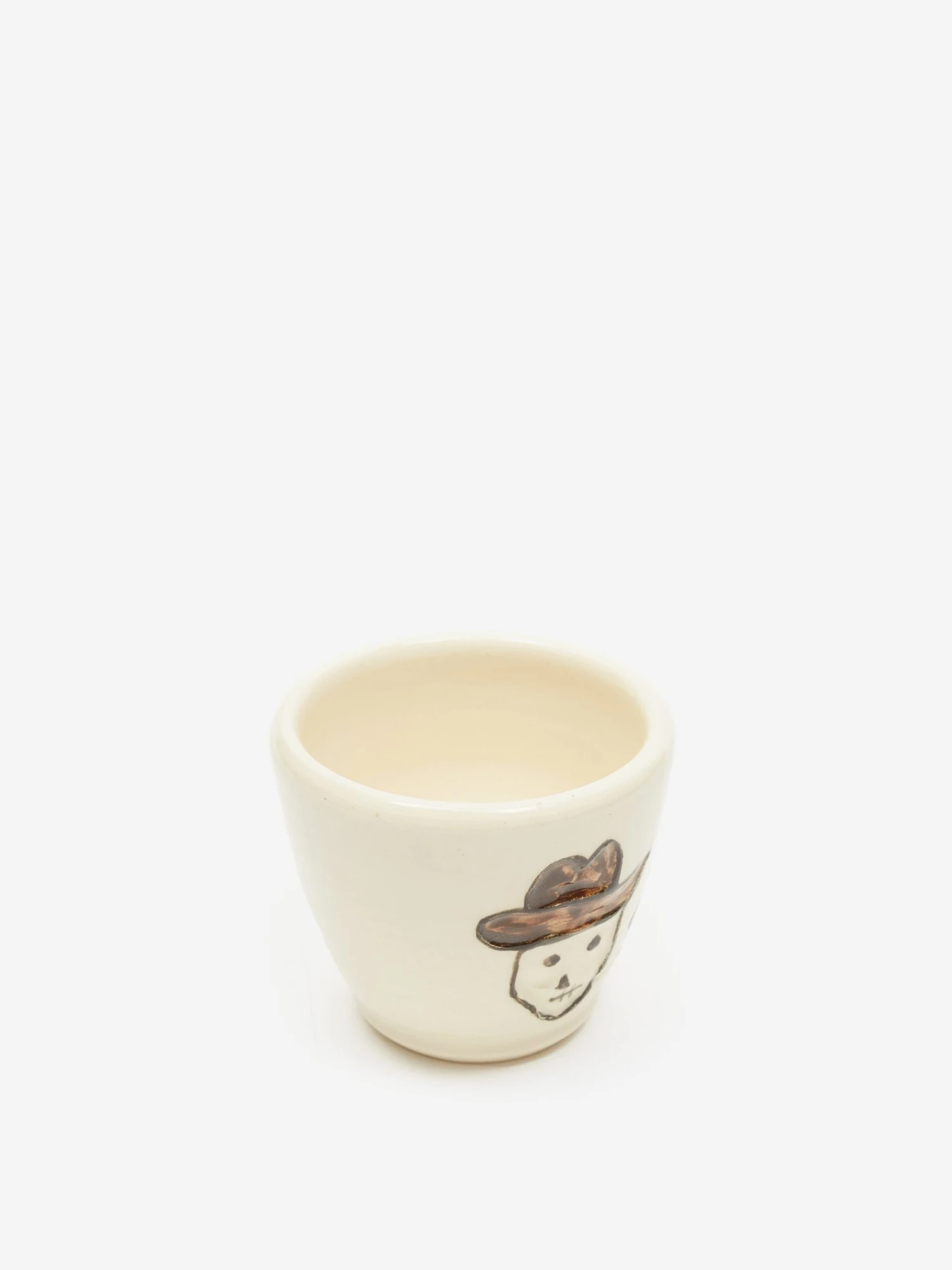Danny D's Mud Shop Handmade Cowboy Cortado Cup 4 Danny D's Mud Shop Handmade Cowboy Cortado Cup - Image 2