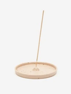 DOR & TAN Everyday Incense Holder - Speckled Pink -Home Decoration&Supplies DOR TAN EVERYDAY INCENSE HOLDER SPECKLED PINK AW23 GOODHOOD 1