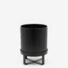 Ferm LIVING Bau Plant Pot - Small - Black 2 Ferm LIVING Bau Plant Pot - Small - Black -Home Decoration&Supplies FERM LIVING BAU PLANT POT SMALL BLACK SS23 GOODHOOD