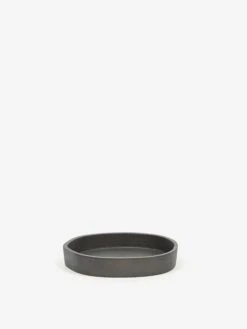 Ferm LIVING Yama Tray - Round - Blackened Aluminium