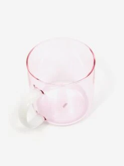 HAY Borosilicate Mug Set Of 2 - Pink With White Handle -Home Decoration&Supplies HAY BOROSILICATE MUG SET OF 2 PINK WITH WHITE HANDLE AW23 GOODHOOD 3
