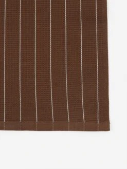 HAY Canteen Tea Towel - Chocolate Pinstripe -Home Decoration&Supplies HAY CANTEEN TEA TOWEL CHOCOLATE PINSTRIPE AW23 GOODHOOD 1