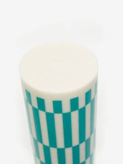 HAY Column Candle Large - Light Grey And Green -Home Decoration&Supplies HAY COLUMN CANDLE LARGE LIGHT GREY AND GREEN AW23 GOODHOOD 2