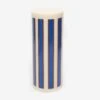 HAY Column Candle Large - Off White, Brown And Blue -Home Decoration&Supplies HAY COLUMN CANDLE LARGE OFF WHITE BROWN AND BLUE AW23 GOODHOOD 1