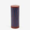 HAY Column Candle - Medium - Brown And Blue 2 HAY Column Candle - Medium - Brown And Blue -Home Decoration&Supplies HAY COLUMN CANDLE MEDIUM BROWN AND BLUE AW23 GOODHOOD 1