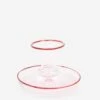 HAY Flare Glass Candleholder - Pink -Home Decoration&Supplies HAY FLARE GLASS CANDLEHOLDER PINK AW23 GOODHOOD