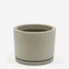 HAY Plant Pot With Saucer - Large - Grey 2 HAY Plant Pot With Saucer - Large - Grey -Home Decoration&Supplies HAY PLANT POT WITH SAUCER LARGE GREY SS23 GOODHOOD