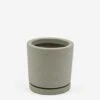 HAY Plant Pot With Saucer - Medium - Grey -Home Decoration&Supplies HAY PLANT POT WITH SAUCER MEDIUM GREY SS23 GOODHOOD