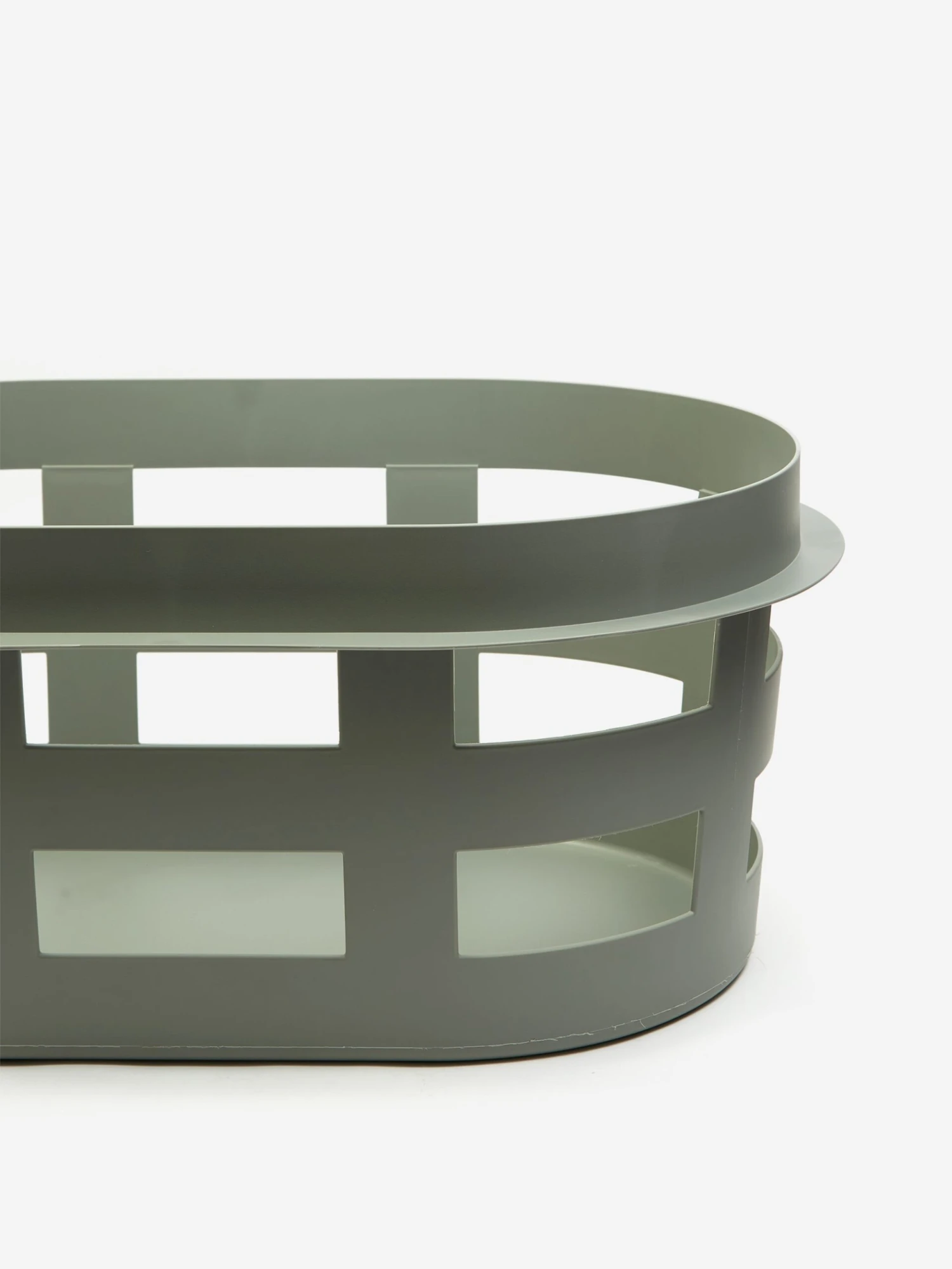 HAY Recycled Washing Basket Small - Army Green 4 HAY Recycled Washing Basket Small - Army Green - Image 2