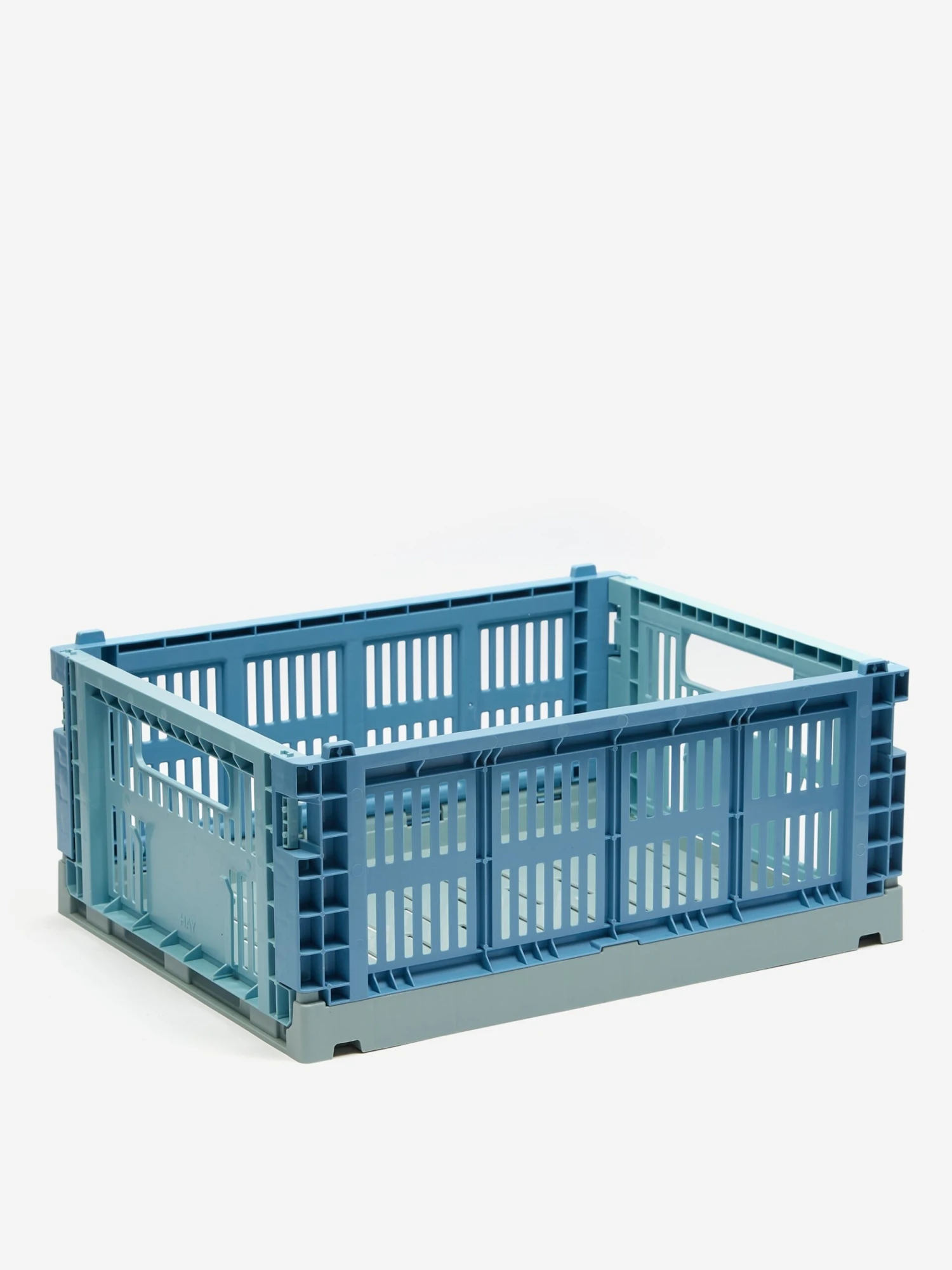 HAY Recycled Colour Crate Mix - Medium - Sky Blue 3 HAY Recycled Colour Crate Mix - Medium - Sky Blue