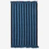 HAY Stripes And Stripes Wool Rug - L95 X W52 - Blue -Home Decoration&Supplies HAY STRIPES AND STRIPES WOOL RUG L95 X W52 BLUE AW23 GOODHOOD