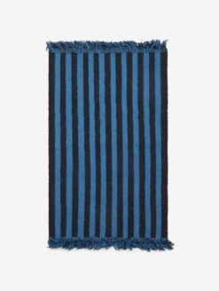 HAY Stripes And Stripes Wool Rug - L95 X W52 - Blue