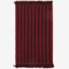 HAY Stripes And Stripes Wool Rug - L95 X W52 - Cherry -Home Decoration&Supplies HAY STRIPES AND STRIPES WOOL RUG L95 X W52 CHERRY AW23 GOODHOOD