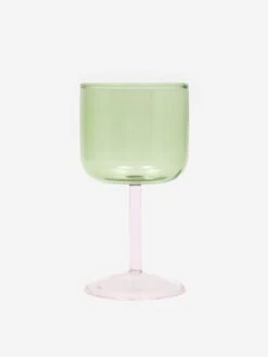 HAY Tint Wine Glass Set Of 2 - Green And Pink 8 HAY Tint Wine Glass Set Of 2 - Green And Pink -Home Decoration&Supplies HAY TINT WINE GLASS SET OF 2 GREEN AND PINK AW23 GOODHOOD 3