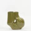 Hay W&S Chubby Vase - Olive Green 1 Hay W&S Chubby Vase - Olive Green -Home Decoration&Supplies HAY W S CHUBBY VASE OLIVE GREEN AW20 GOODHOOD 0090