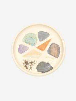 HEY MOON Handmade Polished Rocks Trinket Dish