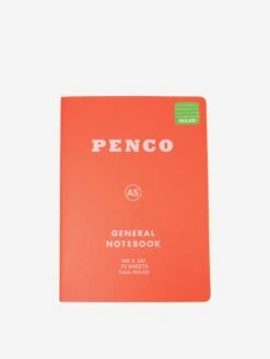 Hightide Penco Soft PP Notebook Ruled A5 - Red