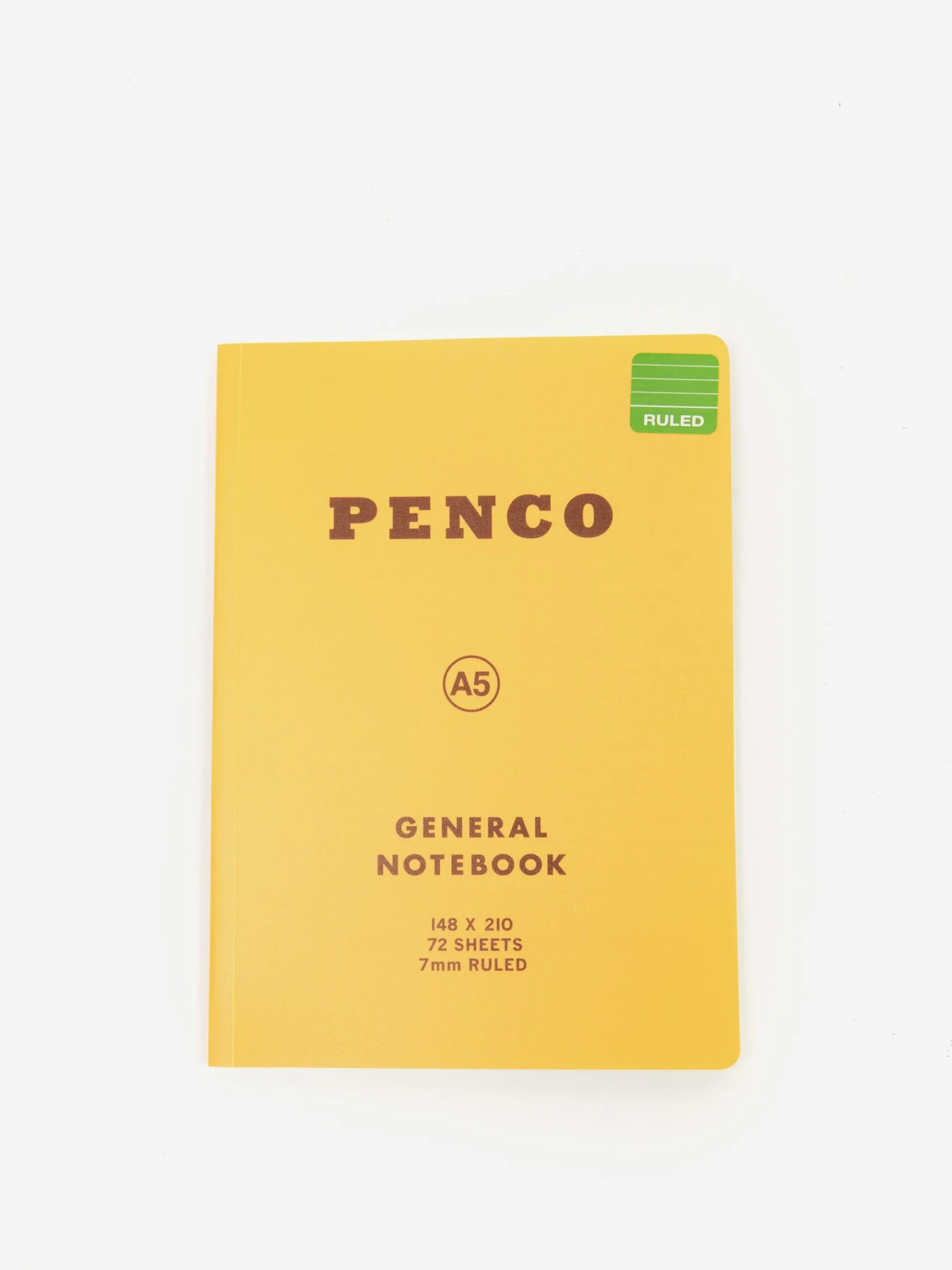 Hightide Penco Soft PP Notebook Ruled A5 - Yellow 3 Hightide Penco Soft PP Notebook Ruled A5 - Yellow