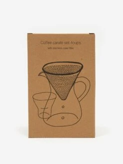 Kinto SCS-04-CC-ST Coffee Carafe Set 600ml - Stainless Steel -Home Decoration&Supplies KINTO SCS 04 CC ST COFFEE CARAFE SET 600ML STAINLESS STEEL AW23 GOODHOOD