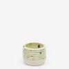 Liam Owen Lichen Glaze Handmade Egg Cup - Green