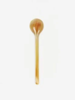 Maadili Horn Long Handle Condiment Spoon -Home Decoration&Supplies MAADILI HORN LONG HANDLE CONDIMENT SPOON SS24 GOODHOOD 1
